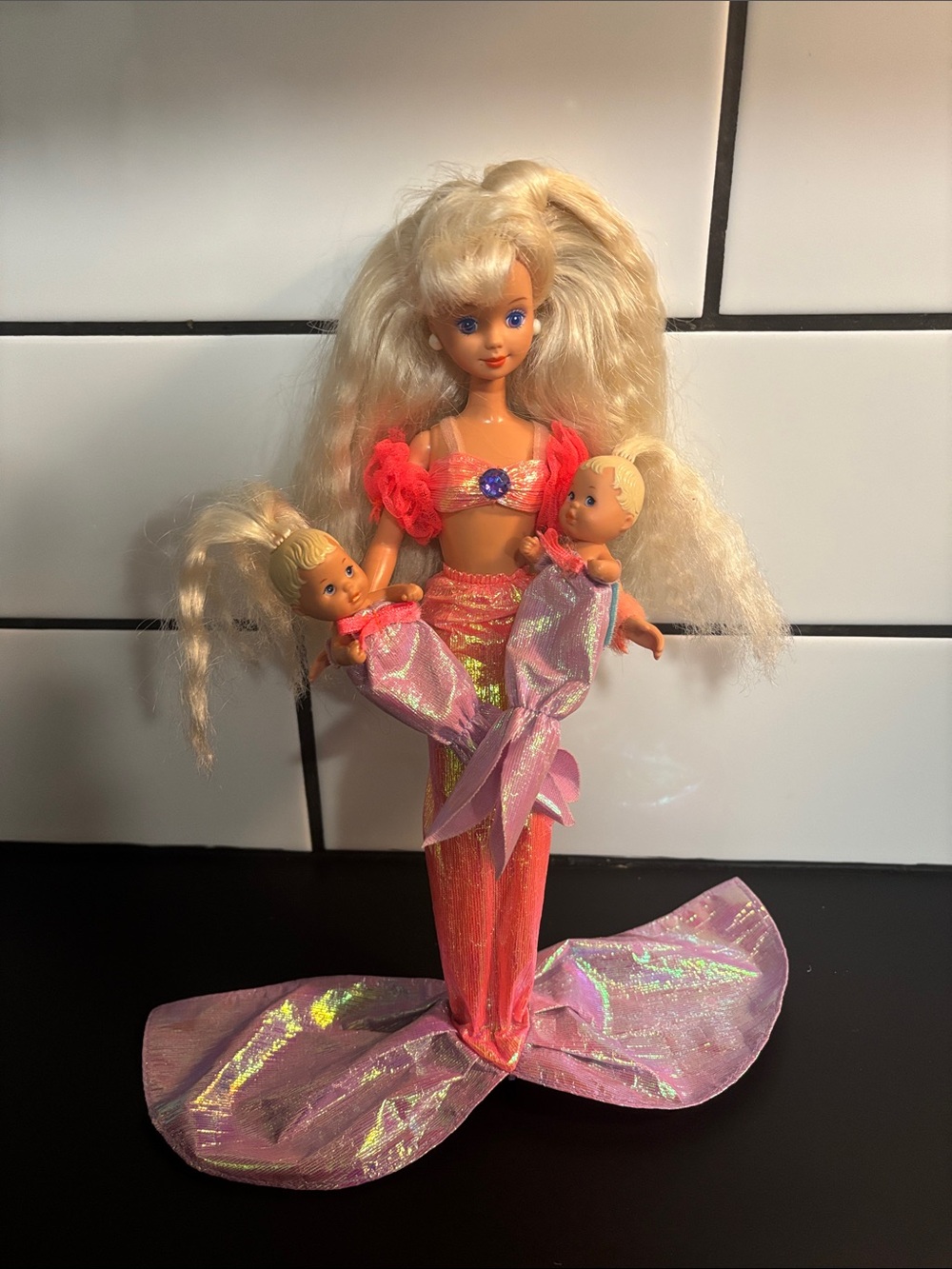 Vintage 90’s Mermaid Skipper & The Sea Twins Barbie Doll Set